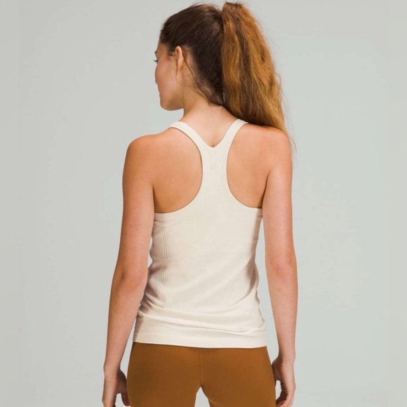 Lululemon Ebb To Street Tank II Women's Size 12 white opal - Picture 3 of 8